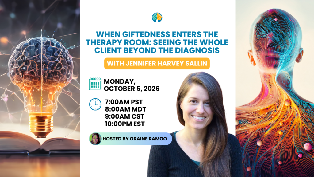 When Giftedness Enters the Therapy Room with Jennifer Harvey Sallin